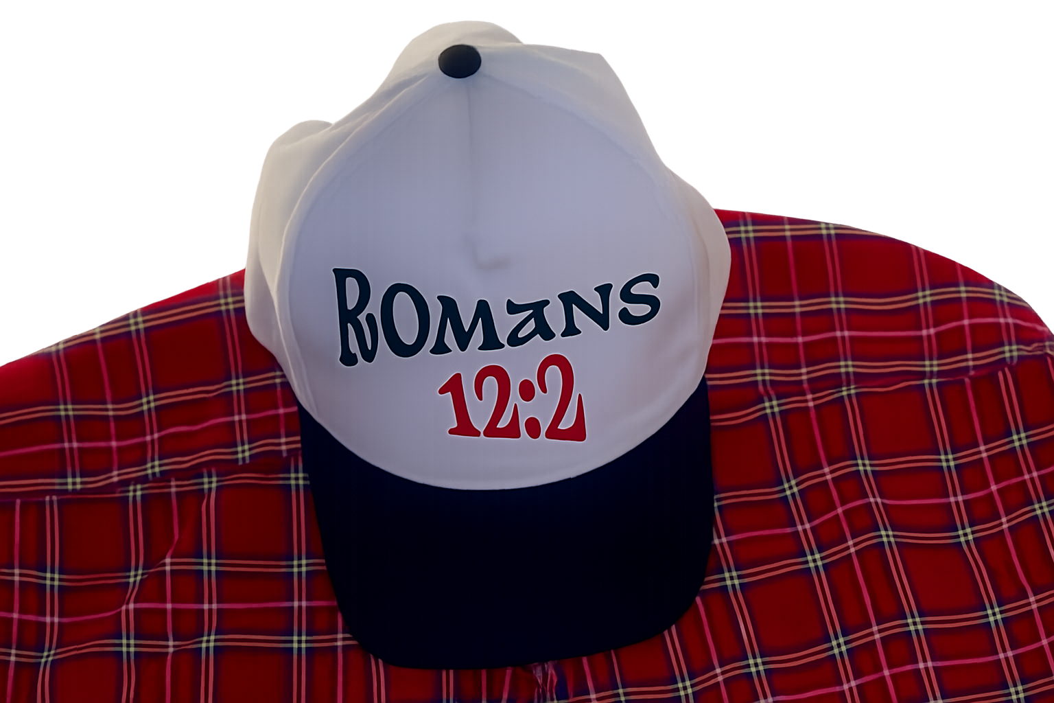 Romans 12:2 Hat ( BLACK &TAN)