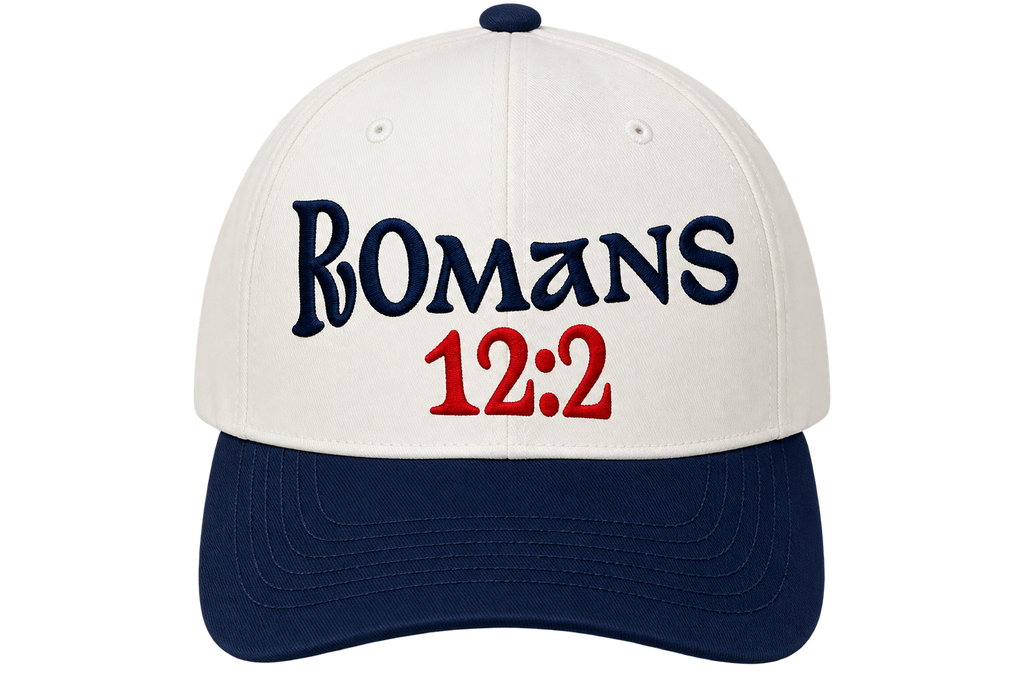 Romans 12:2 Hat ( BLACK &TAN)