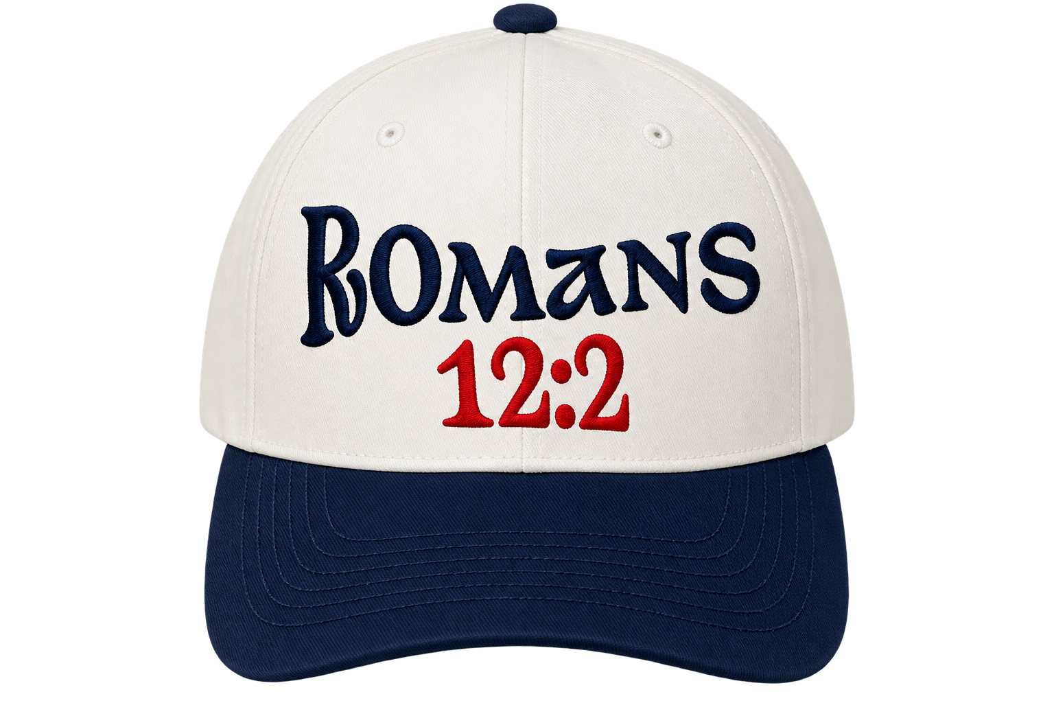 Romans 12:2 Hat ( BLACK &TAN)